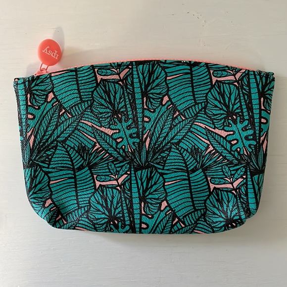 Ipsy Cosmetic Bags Lot of 2 Teal Paradise - Picture 3 of 12